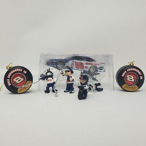 Dale Earnhardt Jr. Lot‎ Of 7 Christmas Ornaments NASCAR 8 Tire Pitmen Car 88